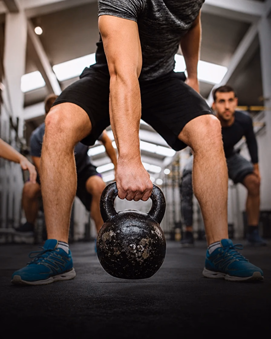 Treino funcional com kettlebell
